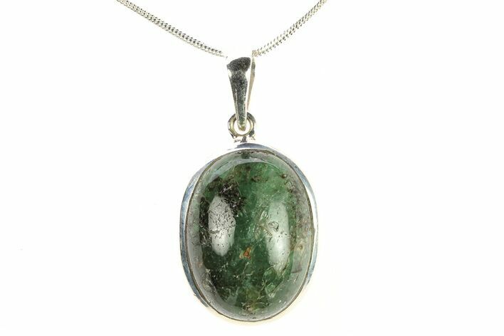 Chrome Diopside Pendant (Necklace) - Sterling Silver #278815